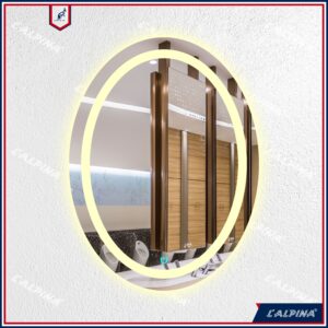 Gương Led 3 màu, nút cảm ứng, bầu dục 60*80 LAL-GUONGDIEN18