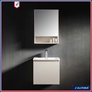 Bộ tủ chậu PVC đặc, Be 50*36 LAL-HD850-BEIGE